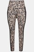Sportsleggings, leopardmønster, hurtigtørkende, resirkulert
