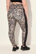 Sportsleggings, leopardmønster, hurtigtørkende, resirkulert
