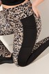 Sportsleggings, leopardmønster, hurtigtørkende, resirkulert