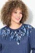 Genser/sweatshirt, paljetter, rund hals, langermet