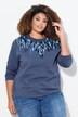 Genser/sweatshirt, paljetter, rund hals, langermet