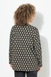 Shirt, Zierfalten, A-Linie, V-Ausschnitt, Langarm