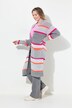 Cardigan long , fermeture boutonnées, manches longues, poches