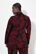 Jacquard-jerseyblazer, reverskraag, bloemendesign