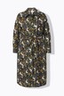 Robe chemisier, motif hiboux, col chemise et manches longues