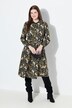 Robe chemisier, motif hiboux, col chemise et manches longues