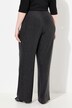 Pantalon en jersey à paillettes, jambe large et taille élastique