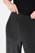 Pantalon en jersey à paillettes, jambe large et taille élastique