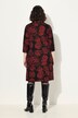 Jacquard-jerseyjurk, V-hals, 3/4-mouwen, zakken