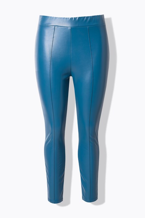 Legging en similicuir, jambes slim et taille élastique