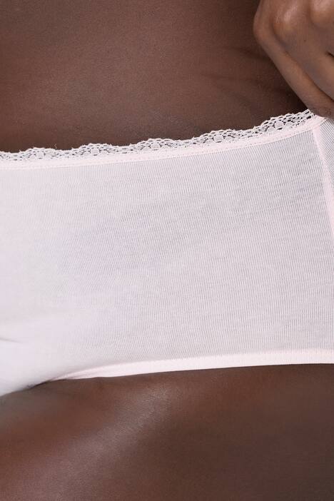 Culottes, lot de 5, ceinture en dentelle