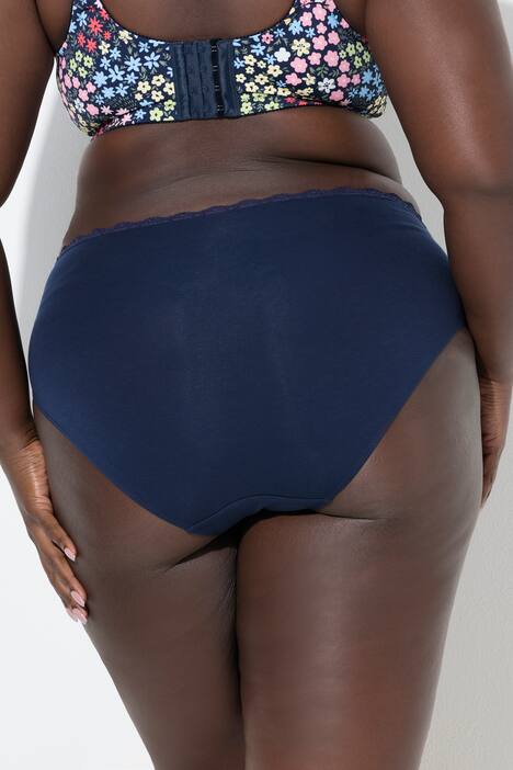 Culottes, lot de 5, ceinture en dentelle