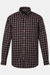 Boston Park ternet skjorte, lange ærmer, buttondown-krave, comfort fit, op til str. 8XL