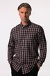 Boston Park ternet skjorte, lange ærmer, buttondown-krave, comfort fit, op til str. 8XL