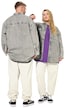 Džínová košile, oversize, vintage vzhled, unisex