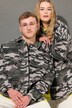 Skjorte, oversize, camouflage, Unisex