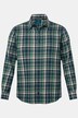 Boston Park camisa de franela con cuadros, manga larga, cuello kent, Comfort Fit, hasta la 8 XL