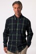 Camicia a quadri Boston Park con taglio morbido, maniche lunghe e colletto button-down, fino alla tg. 8XL