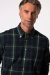 Camicia a quadri Boston Park con taglio morbido, maniche lunghe e colletto button-down, fino alla tg. 8XL