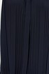 Blouse, geplisseerde inzetstukken, opstaande kraag, 3/4-mouwen