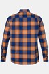 Men+ rutete skjorte, langermet, Kent-krage, comfort fit, opptil 8 XL