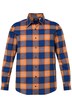 Kostkovaná košile Men+, dlouhé rukávy, Kent límeček, Comfort střih, do 8XL