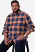 Men+ rutete skjorte, langermet, Kent-krage, comfort fit, opptil 8 XL