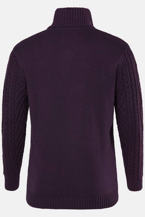 Maglione polo Boston Park con maglia intrecciata, fino alla tg. 86