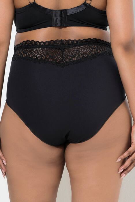 Lot de 3 culottes maxi TruYou, microfibre, dentelle à la taille