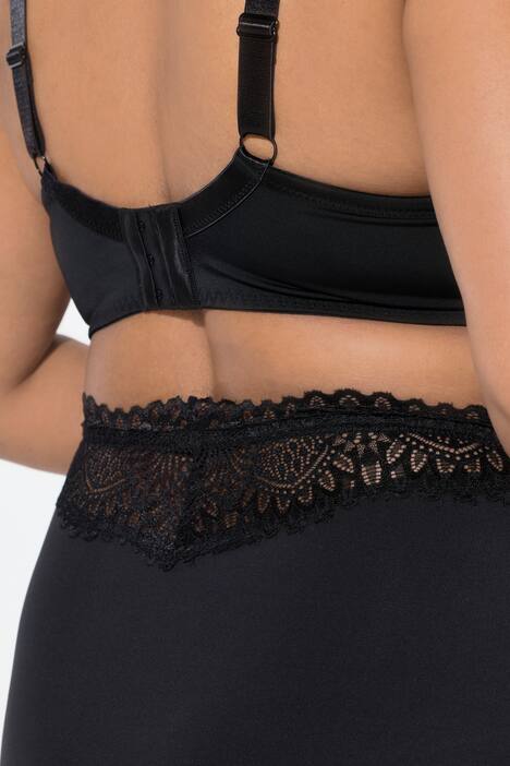Lot de 3 culottes maxi TruYou, microfibre, dentelle à la taille