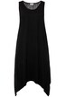 Midi šaty, A střih, krajková stuha na zádech, bez rukávů, cípový lem