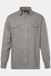 Camicia Men+ con effetto jeans, vestibilità comoda, colletto ad apertura inglese e maniche lunghe, fino alla tg. 8XL