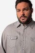 Camicia Men+ con effetto jeans, vestibilità comoda, colletto ad apertura inglese e maniche lunghe, fino alla tg. 8XL