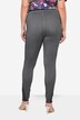 Leggings, Tight Fit, cold dyed, encaje en el dobladillo