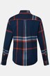 Men+ ternet flannelskjorte, lange ærmer, Kent-krave, modern fit, op til str. 8 XL