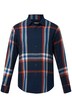 Kostkovaná flanelová košile Men+, dlouhé rukávy, Kent límeček, Modern střih, do 8XL