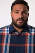Men+ ternet flannelskjorte, lange ærmer, Kent-krave, modern fit, op til str. 8 XL