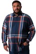 Kostkovaná flanelová košile Men+, dlouhé rukávy, Kent límeček, Modern střih, do 8XL