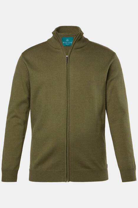 Cardigan Boston Park, col montant et manches longues - jusqu'au 86/88