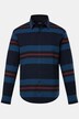 Pruhovaná flanelová košile Men+, dlouhé rukávy, Kent límeček, Modern střih, do 8XL