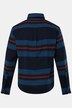 Pruhovaná flanelová košile Men+, dlouhé rukávy, Kent límeček, Modern střih, do 8XL