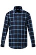 Kostkovaná košile Men+, dlouhé rukávy, Kent límeček, Comfort střih, do 8XL