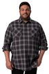 Kostkovaná flanelová košile Men+, dlouhé rukávy, Kent límeček, Comfort střih, do 8XL