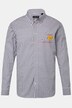 Men+ stribet skjorte, lange ærmer, button down-krave, moderne pasform, op til str. 8XL