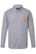 Pruhovaná košile Men+, dlouhé rukávy, límeček s knoflíky, Modern střih, do 8XL