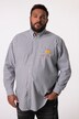 Men+ stribet skjorte, lange ærmer, button down-krave, moderne pasform, op til str. 8XL