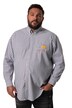 Pruhovaná košile Men+, dlouhé rukávy, límeček s knoflíky, Modern střih, do 8XL