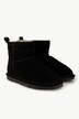 Axelda lammepels-boots, semsket skinn, bredde H