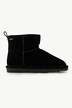 Axelda lammepels-boots, semsket skinn, bredde H