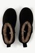 Axelda lammepels-boots, semsket skinn, bredde H